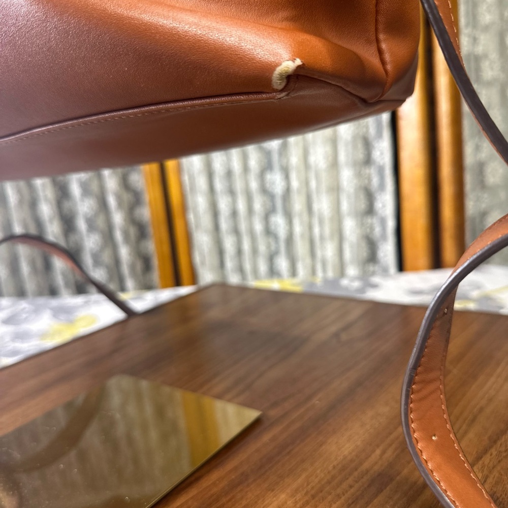 Anne Klein Brown Backpack with Structured Design - Picture 9 of 13